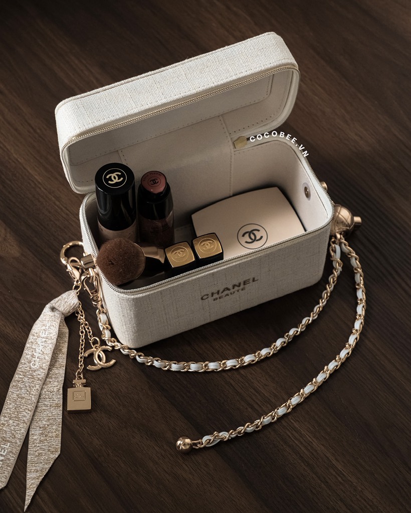 Túi Gift CHANEL Tweed Bản Giới Hạn  (Custom dây đeo & dây charm)