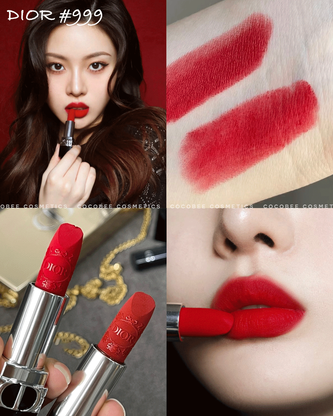 Son Rouge DIOR Velvet Bản Giáng Sinh Giới Hạn 2023 - 2024