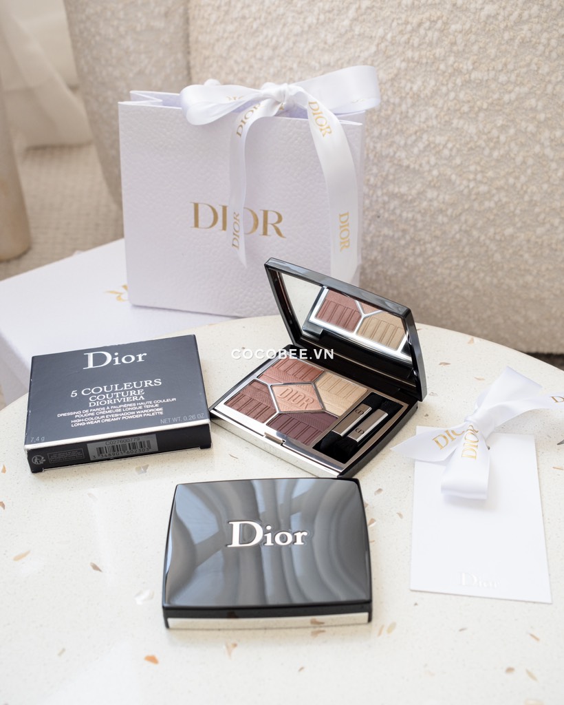 (Mới 2024) Phấn mắt DIOR 5 Couleurs Couture Dioriviera Eyeshadow Palette