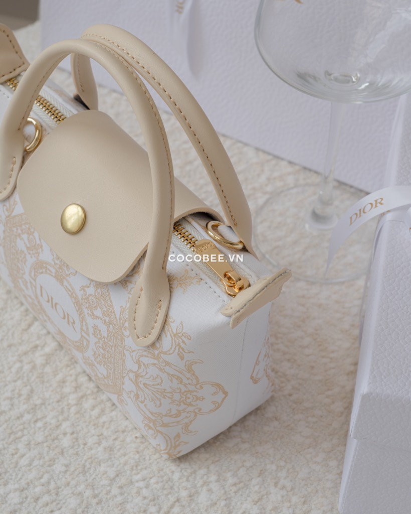 Túi Custom DIOR Kèm Hộp, Túi Hãng (Custom Túi Vải Chính hãng Holiday)