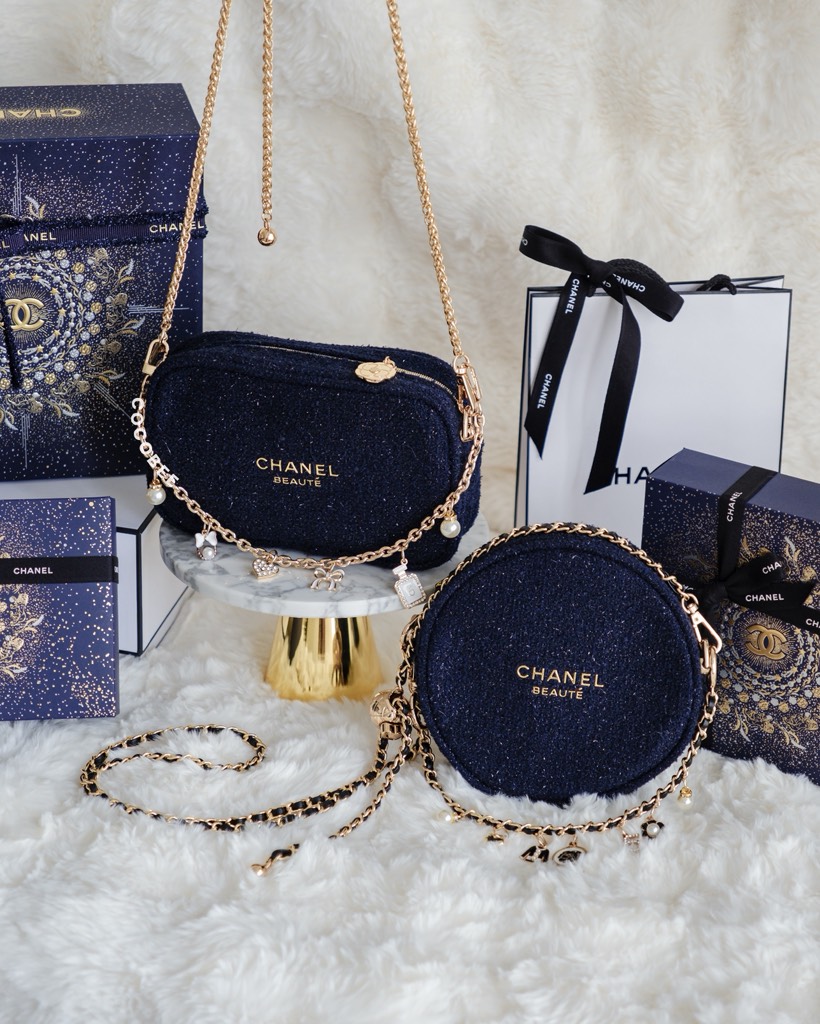Túi Gift CHANEL Tweed Bản Giới Hạn  (Custom dây đeo & dây charm)