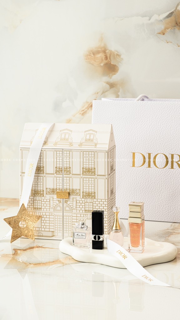 Gift Set DIOR Le Mini 30 Montaigne Holiday 2023 Discovery Set 4Món - Tặng Túi Hãng & RB Dior