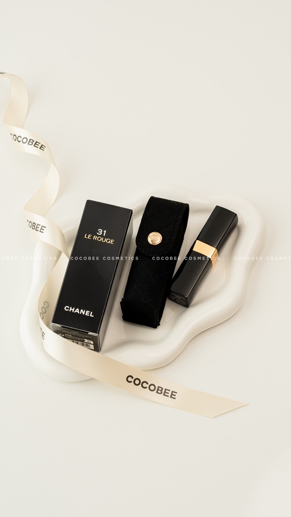 (Case) Vỏ Đựng Son CHANEL 31 Le Rouge Lipstick Pouch