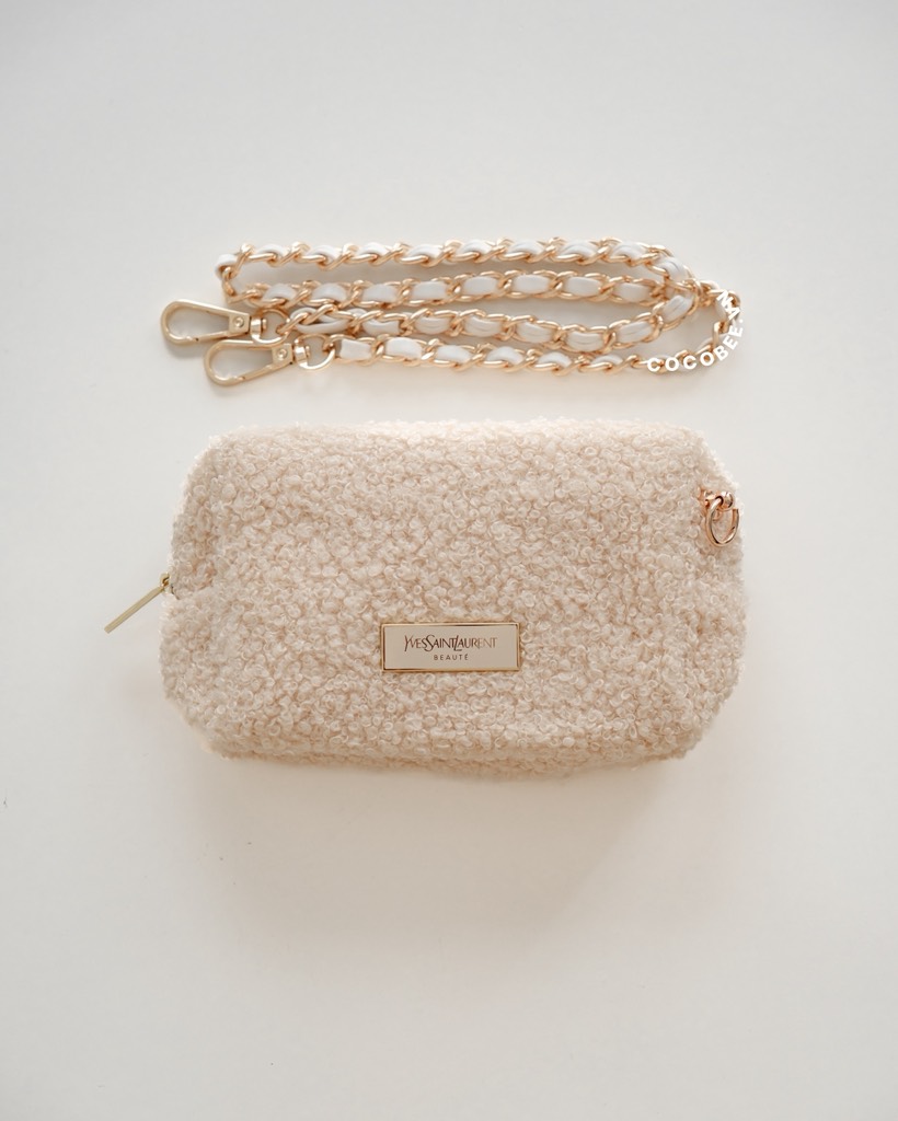 Túi Beige YSL Kèm Dây (13.5x8.5x6cm)