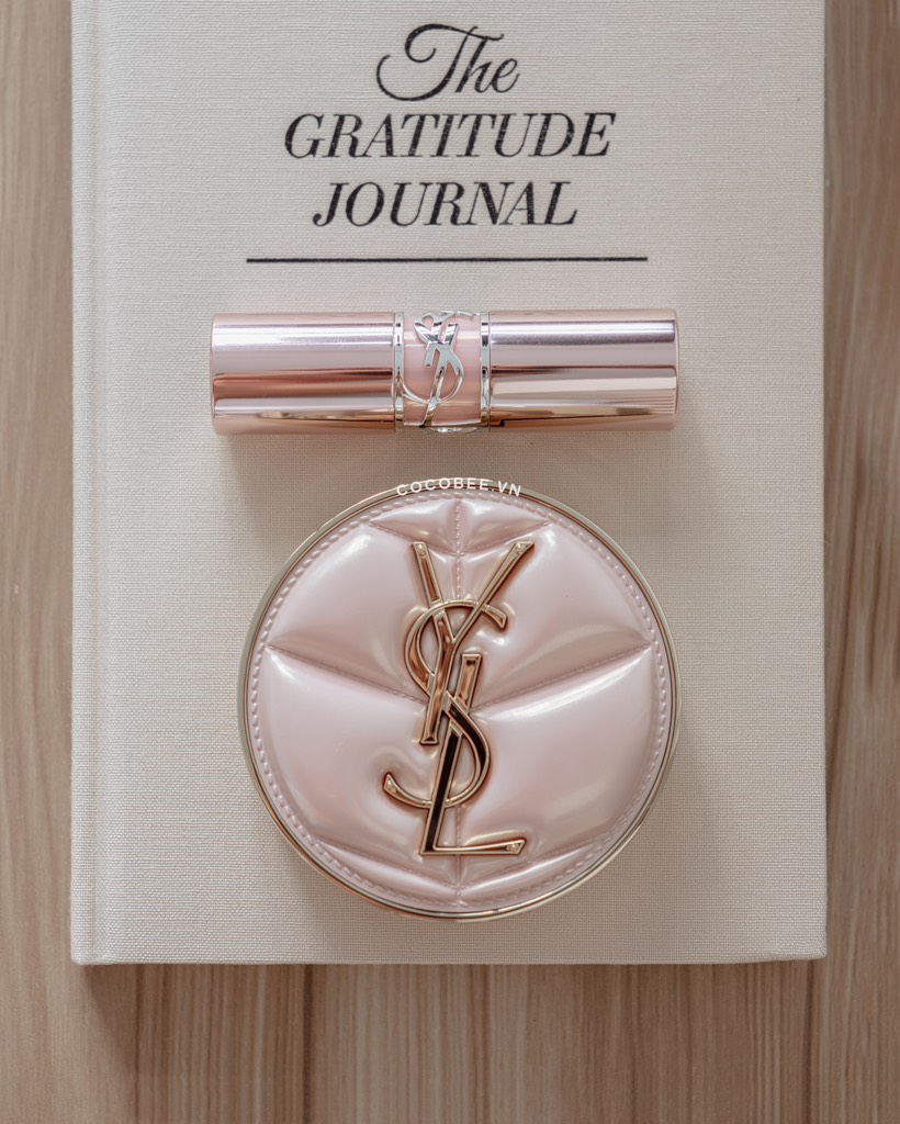 Phấn Nước YSL Vỏ Hồng Limited MỚI 2025 - Touche Eclat Glow Pact Cushion