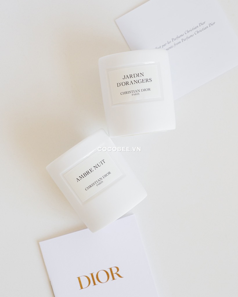 Set Gift Nến Thơm DIOR 2x35g (Tặng Túi giấy hãng) - Paris Bouge Parfume Scented Candle