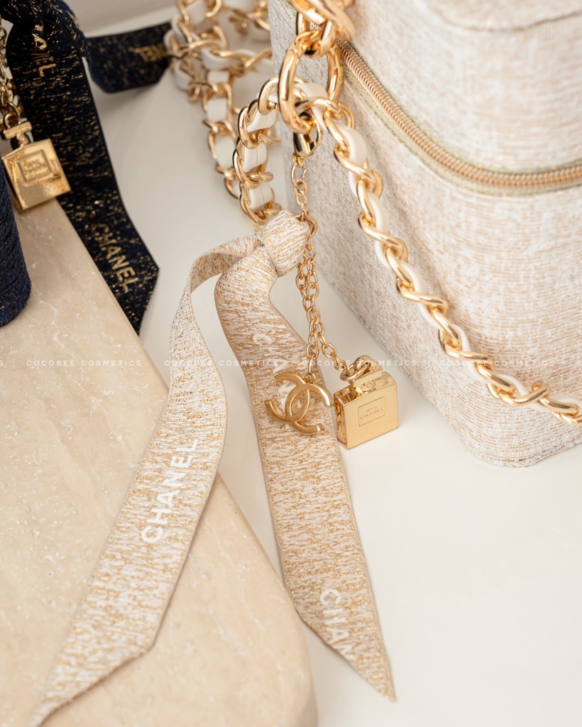 Túi Gift CHANEL Tweed Bản Giới Hạn  (Custom dây đeo & dây charm)
