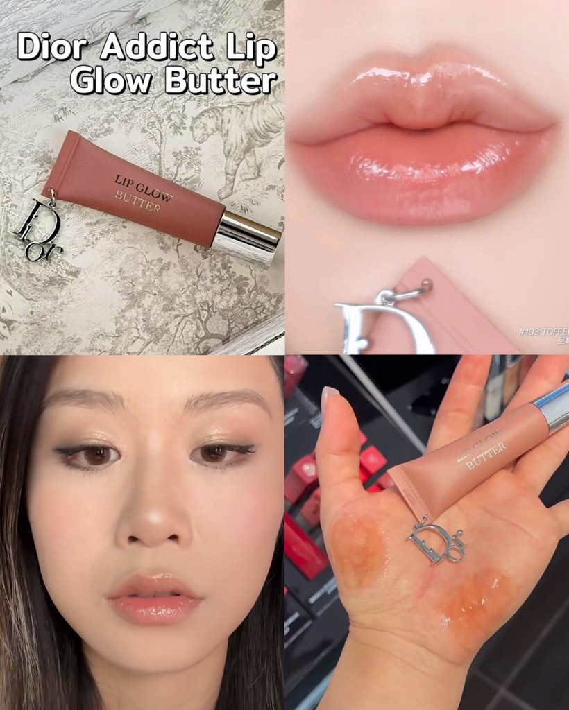 Son Dưỡng DIOR Addict Lip Glow Butter FULLBOX (Tặng túi DIOR trắng minisize)
