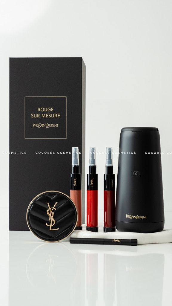 Set Máy In Son YSL Rouge Sur Mesure Custom Lip Color Creator Lipstick