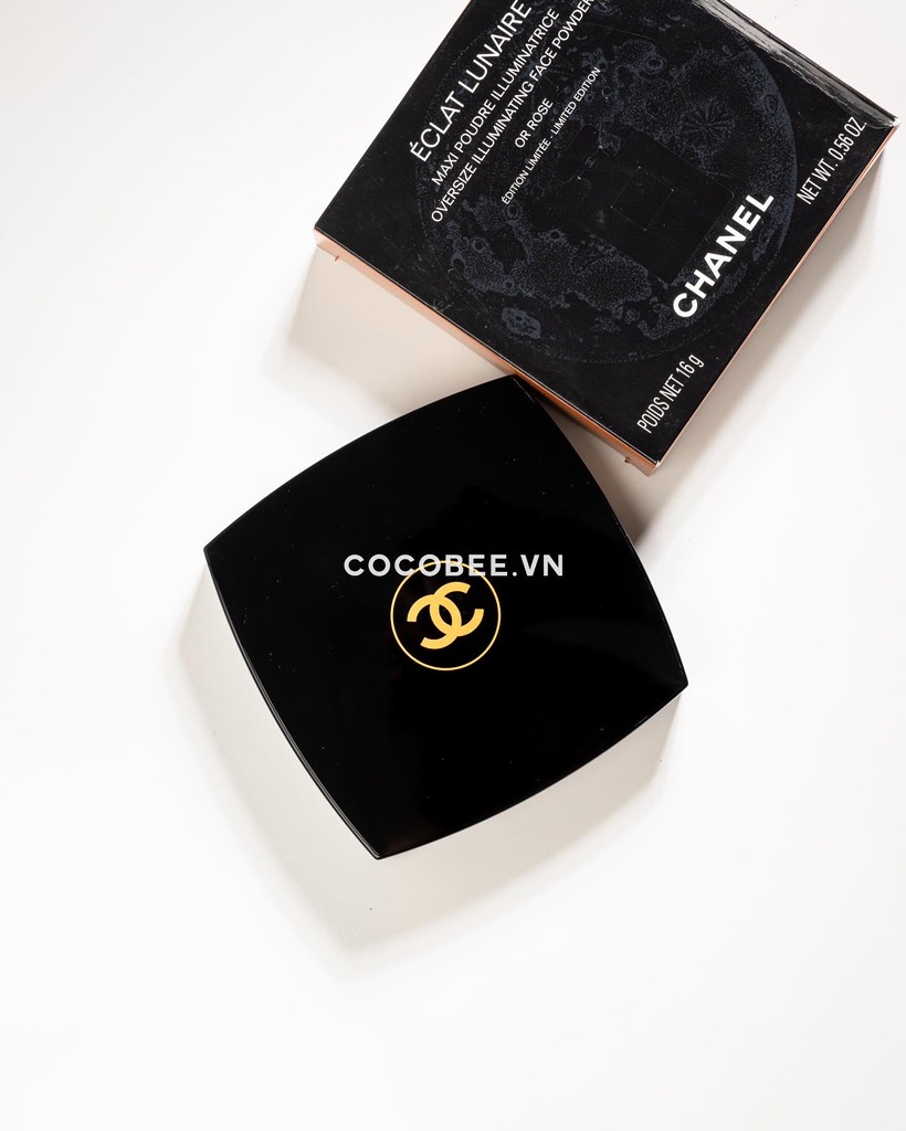 OVERSIZE Phấn Bắt Sáng highlight CHANEL Eclat Lunaire OR ROSE Illuminating Powder Limited Edition 16g