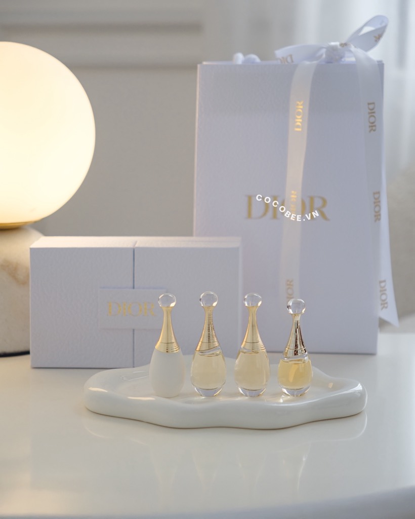 Set Nước Hoa Mini DIOR J’Adore (4 x 5ml) Tặng Túi Dior