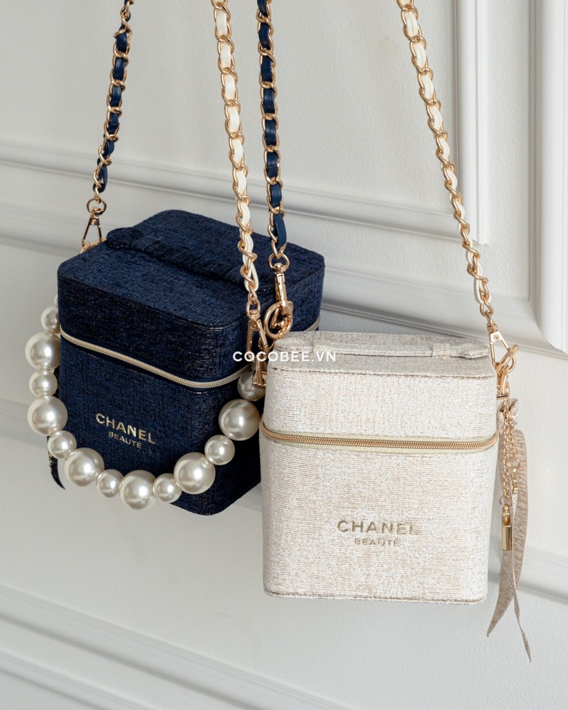 Túi Gift CHANEL Tweed Bản Giới Hạn  (Custom dây đeo & dây charm)