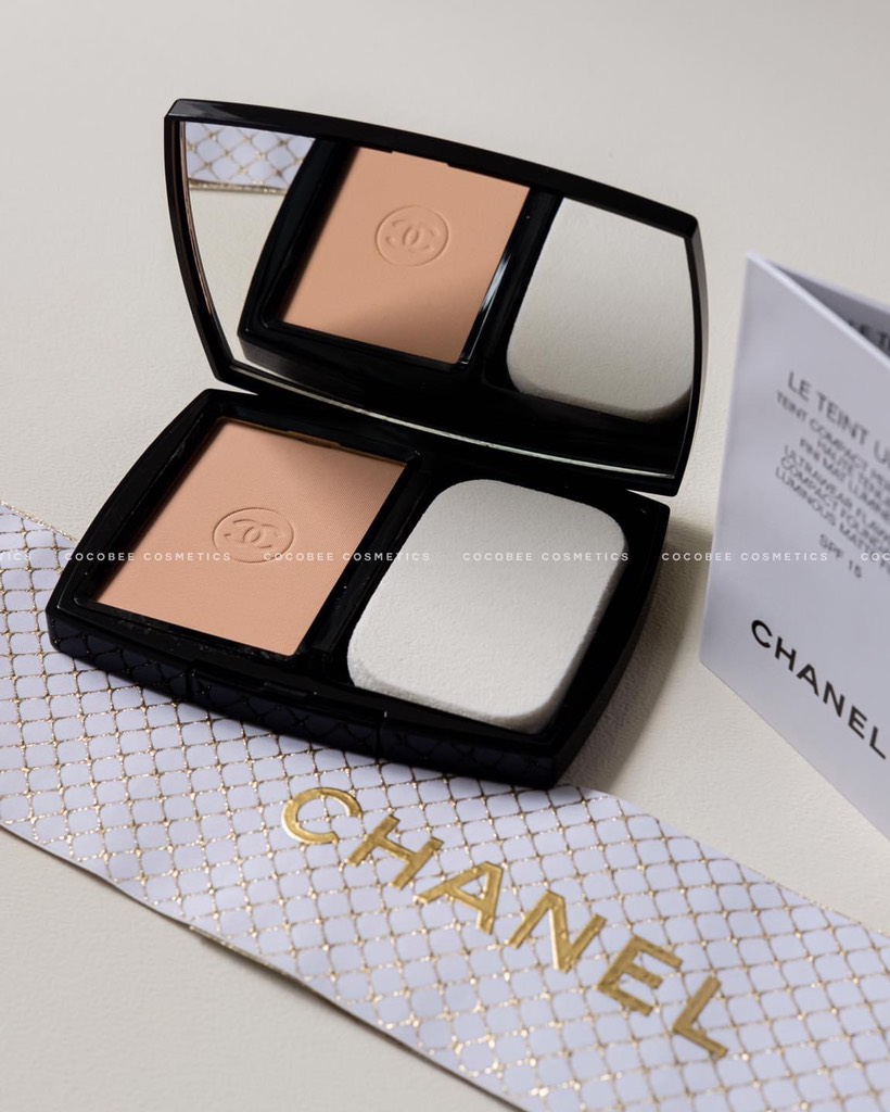 Phấn Nền Kiềm Dầu - Phấn phủ CHANEL LE TEINT ULTRA TENUE Ultra Wear Flawless Compact