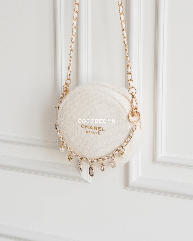 Túi Gift CHANEL Tweed Bản Giới Hạn  (Custom dây đeo & dây charm)
