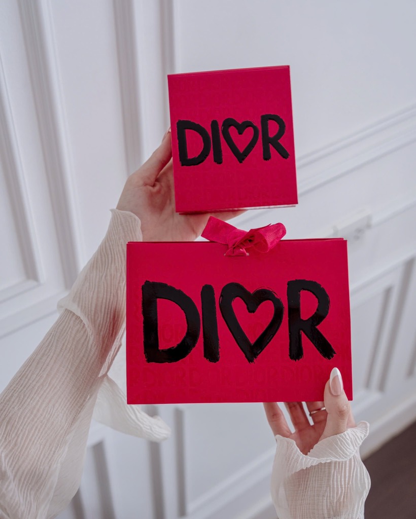 Túi hãng DIOR kèm Ruy Băng cột túi