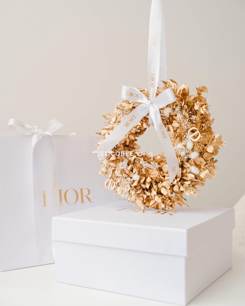 Vòng Hoa DIOR 2024 Kèm Box Túi Hãng lớn