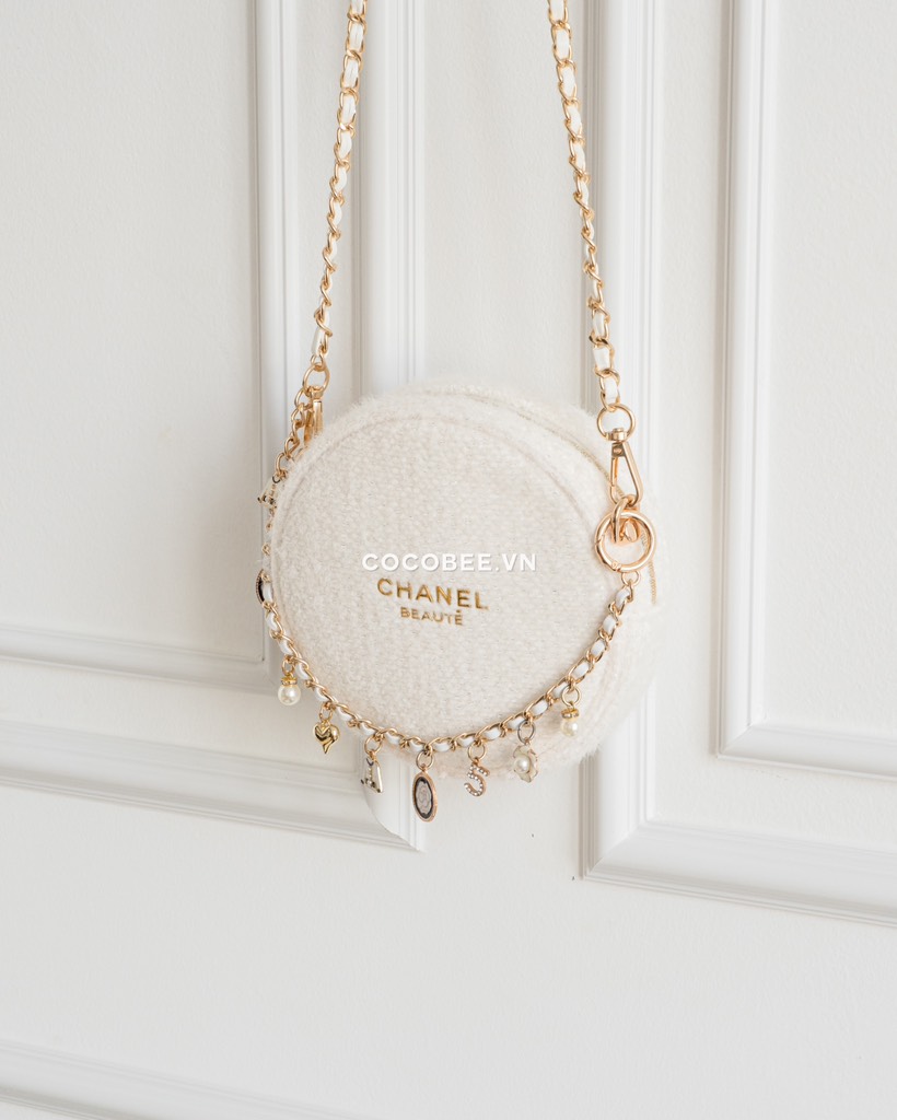 Túi Gift CHANEL Tweed Bản Giới Hạn  (Custom dây đeo & dây charm)