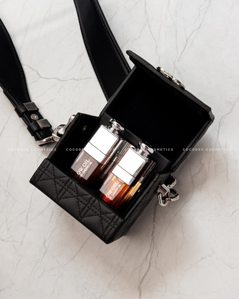 Túi Hộp Gift DIOR Kèm Dây Đeo Chính Hãng - Lipstick Box Bag & Wallets Dior (9,5x9x6.5cm)