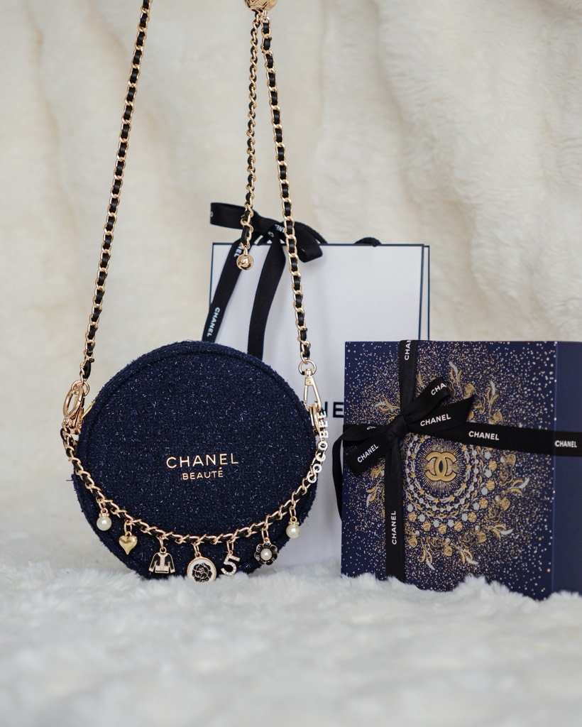 Túi Gift CHANEL Tweed Bản Giới Hạn  (Custom dây đeo & dây charm)