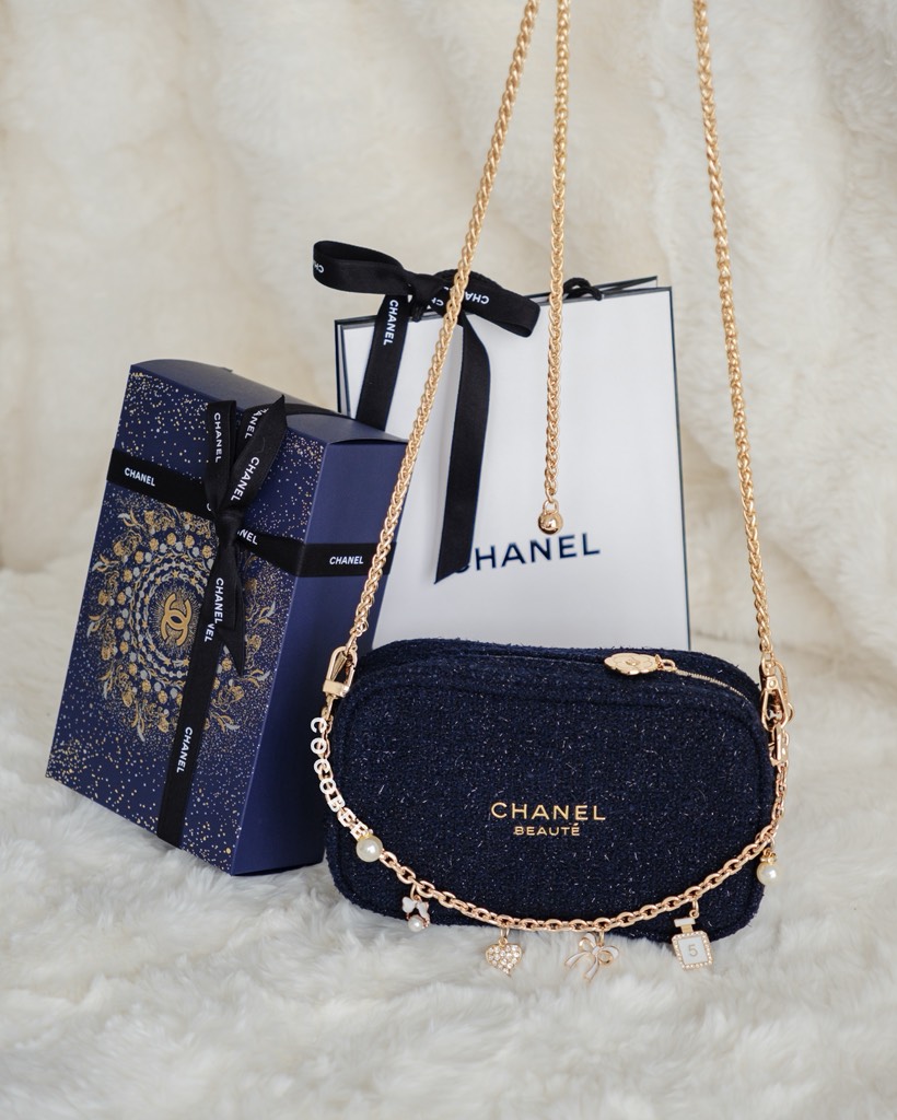 Túi Gift CHANEL Tweed Bản Giới Hạn  (Custom dây đeo & dây charm)