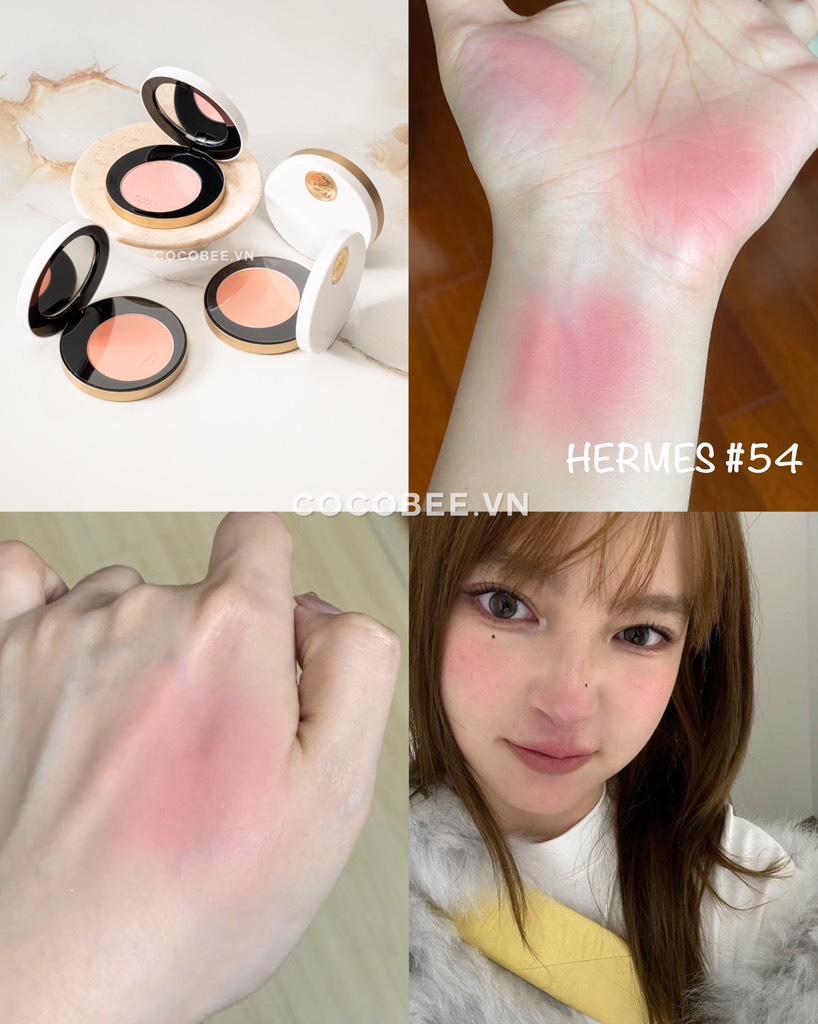 Phấn Má Hồng Rose HERMES Silky Blush Powder