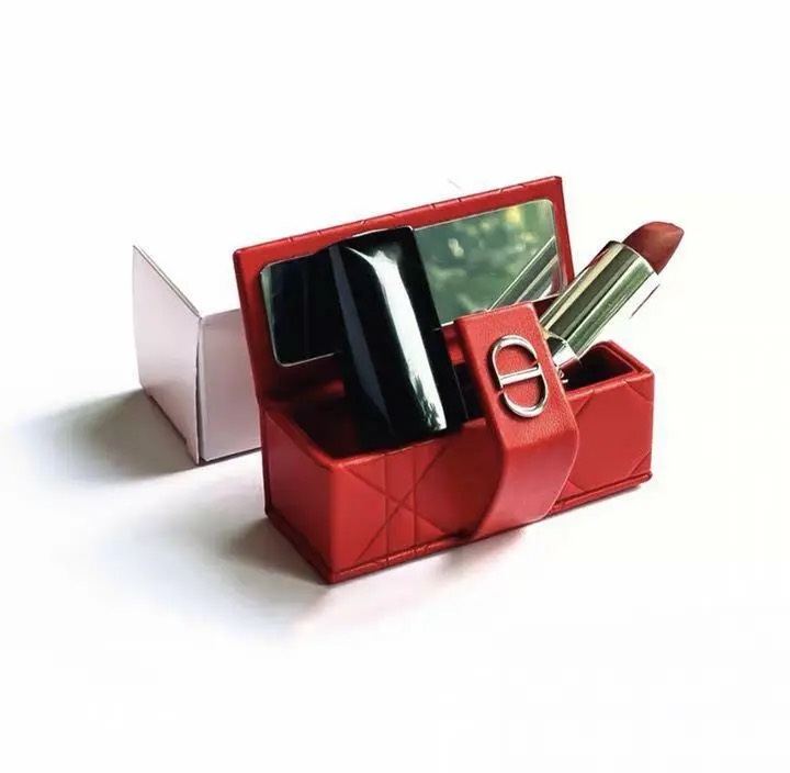 (Case) Vỏ Đựng Son DIOR Novelty Lip Case Red With Mirror Limited Edition