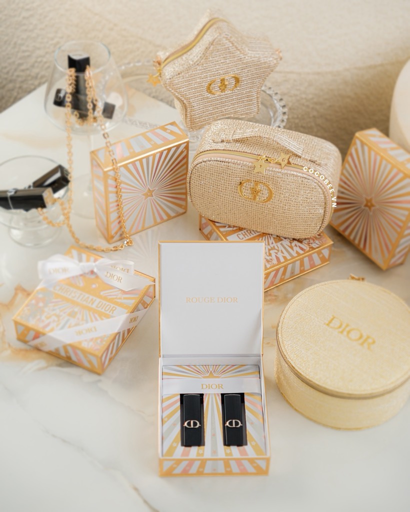 Set Son Minisize #840 & #720 DIOR Box Vàng Limited 2025 (TẶNG Túi trắng Dior)
