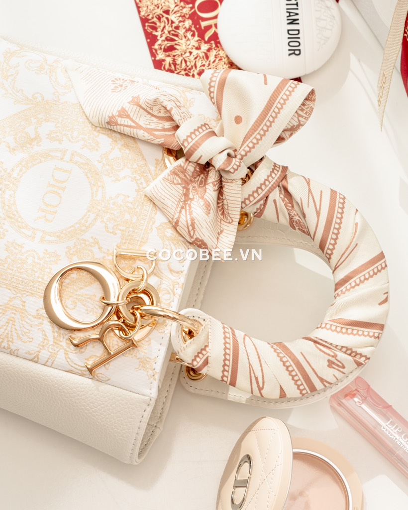 Túi Custom DIOR Kèm Hộp, Túi Hãng (Custom Túi Vải Chính hãng Holiday)