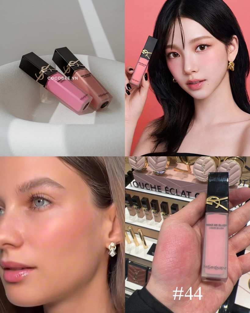 Set Phấn Má Hồng Kem YSL Make Me Blush Liquid Blush Duo