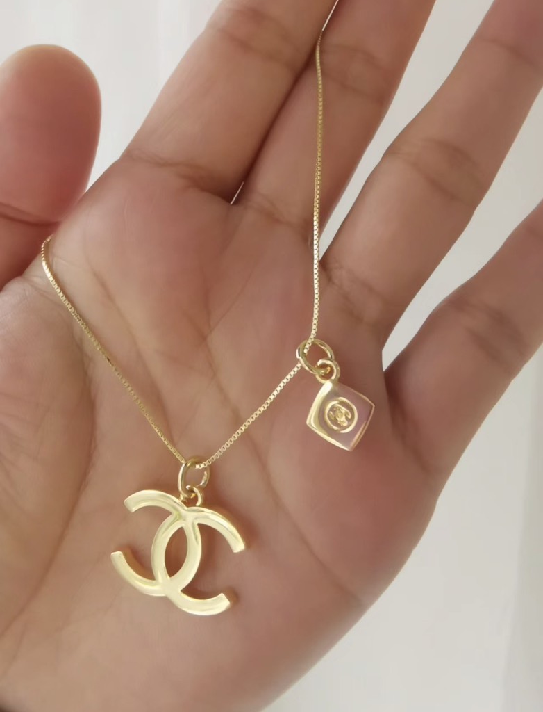 Dây Chuyền CHANEL New 2023 - (Custom Từ Móc Khoá Chanel, Gồm Hộp và Ruy băng hãng)