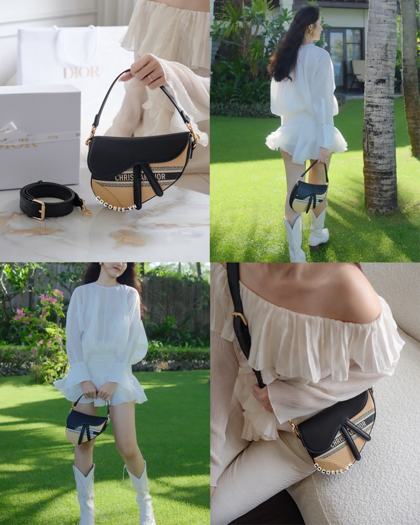 Túi DIORIVIERA Custom Kèm Túi hãng