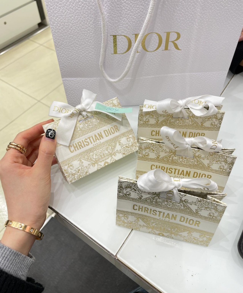 Túi hãng DIOR kèm Ruy Băng cột túi