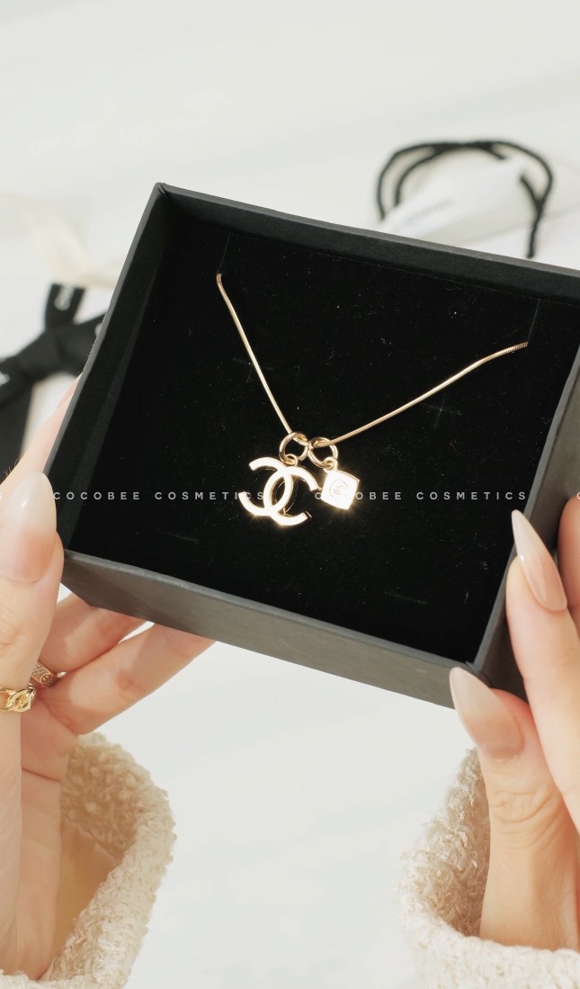 Dây Chuyền CHANEL New 2023 - (Custom Từ Móc Khoá Chanel, Gồm Hộp và Ruy băng hãng)