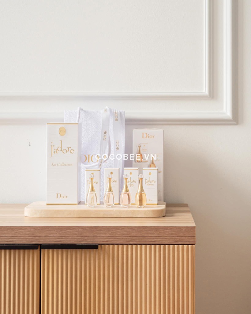 Set Nước Hoa Mini DIOR J’adore La Collection 4x5ml (Tặng túi giấy hãng)