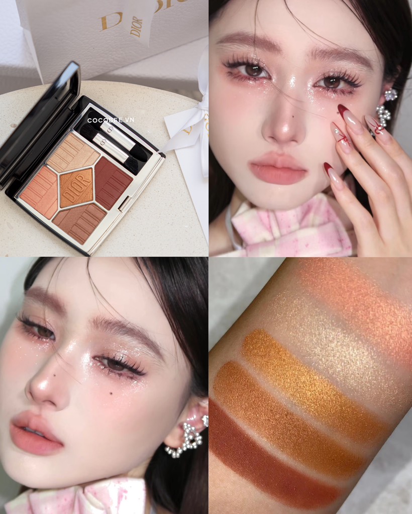 (Mới 2024) Phấn mắt DIOR 5 Couleurs Couture Dioriviera Eyeshadow Palette