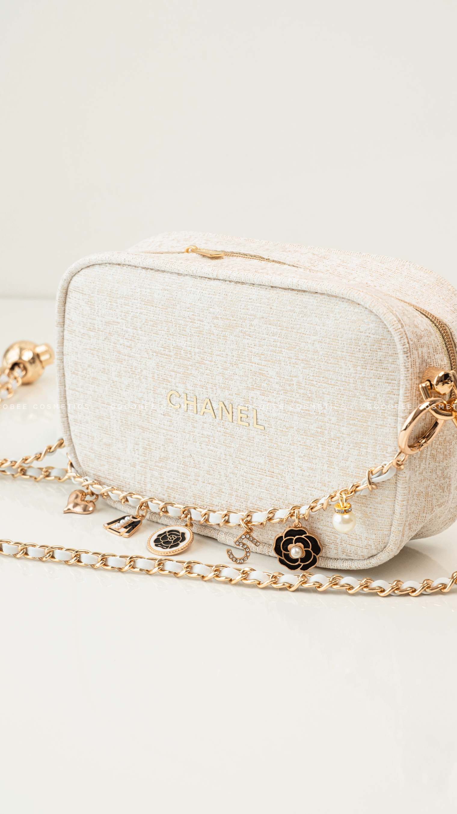 Túi Gift CHANEL Tweed Bản Giới Hạn  (Custom dây đeo & dây charm)