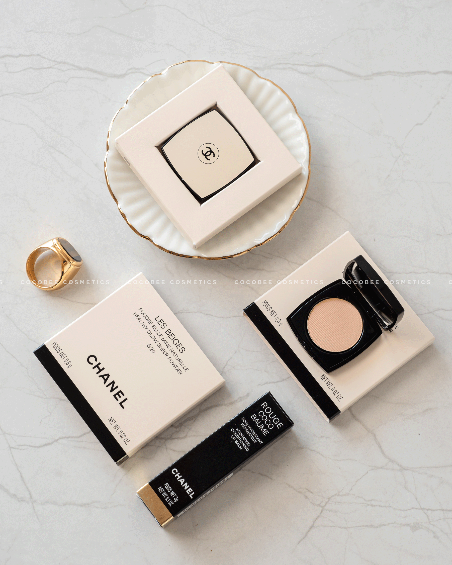 Phấn Phủ CHANEL Les Beiges Poudre Belle Mine Naturelle Healthy Glow Sheer Powder Minisize 0.8g