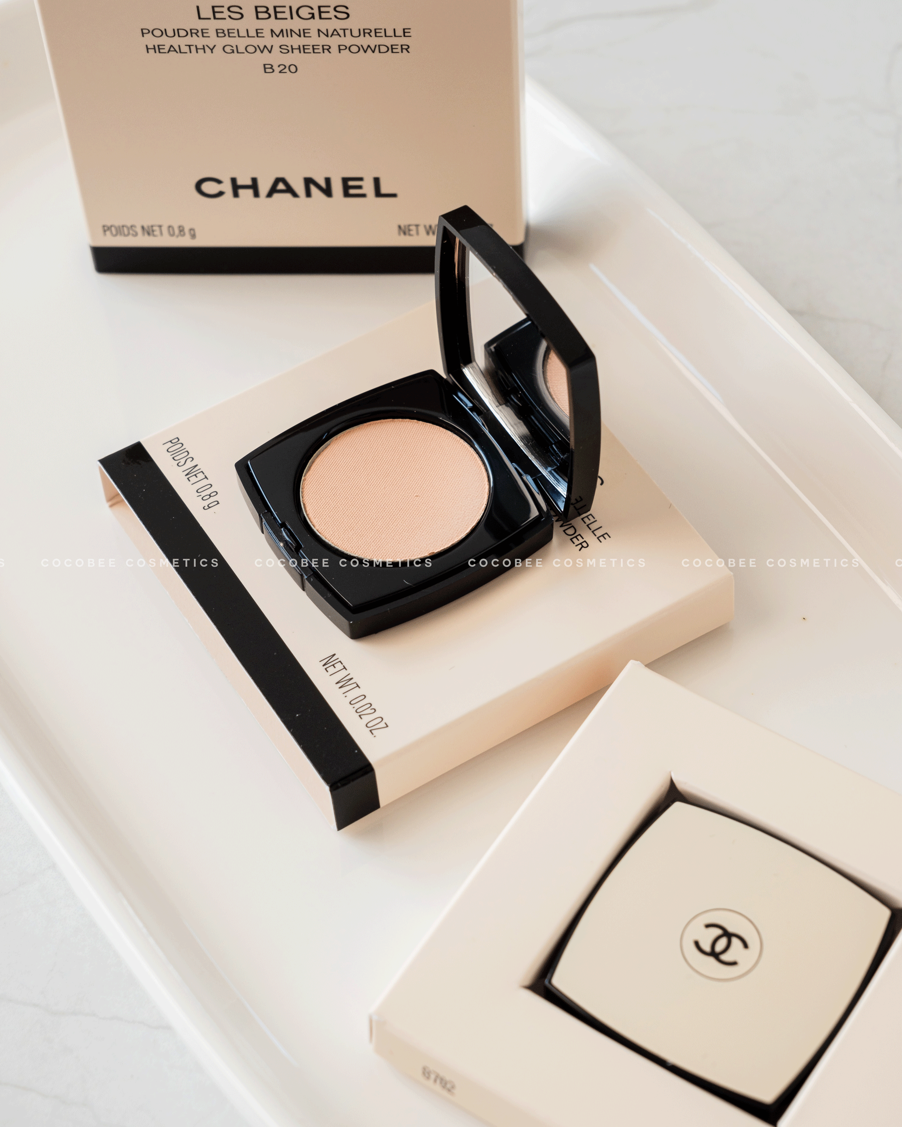 Phấn Phủ CHANEL Les Beiges Poudre Belle Mine Naturelle Healthy Glow Sheer Powder Minisize 0.8g