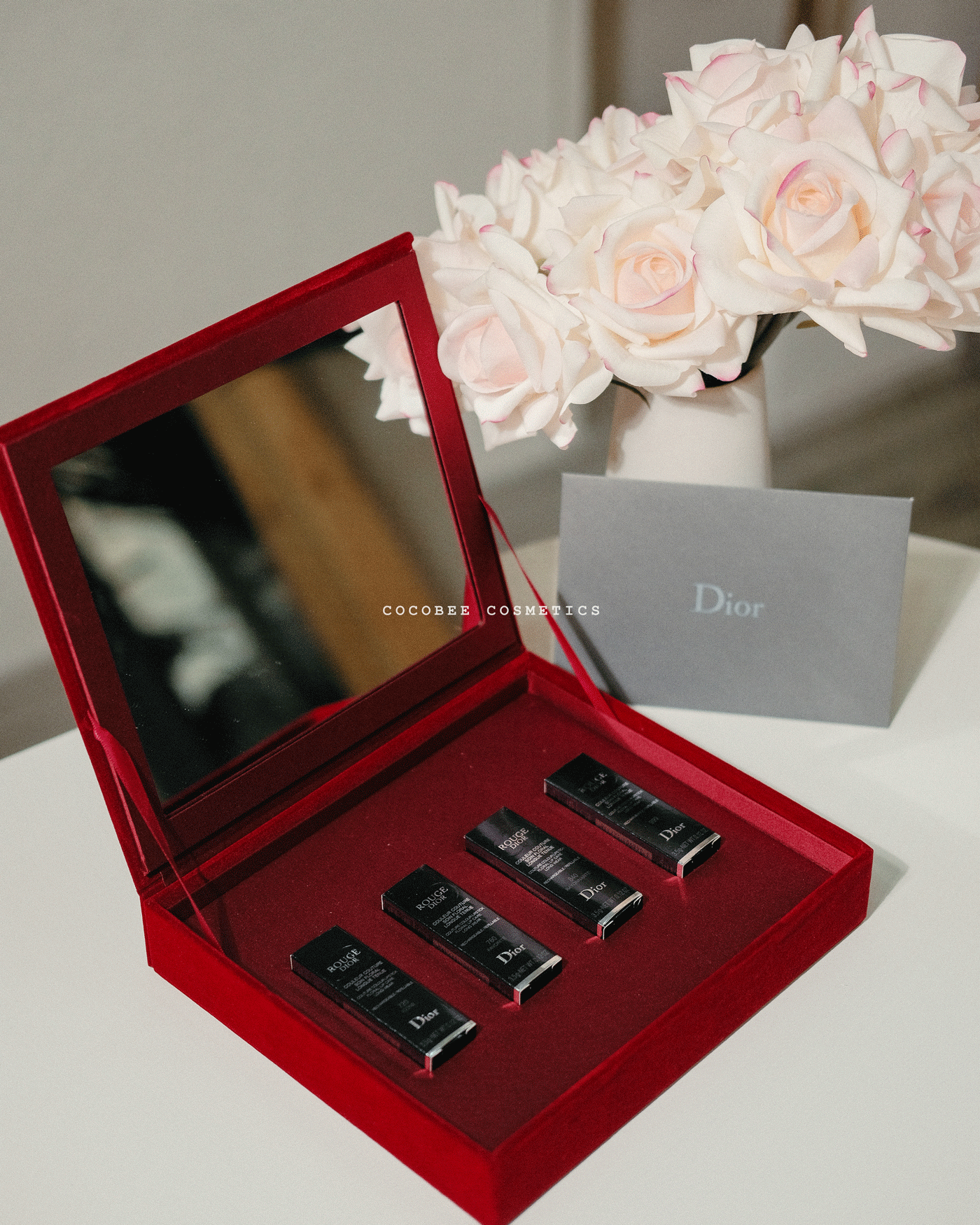 Gift SET SON DIOR Rouge Dior 4 Son Fullsize Limited Edition  Cocobee