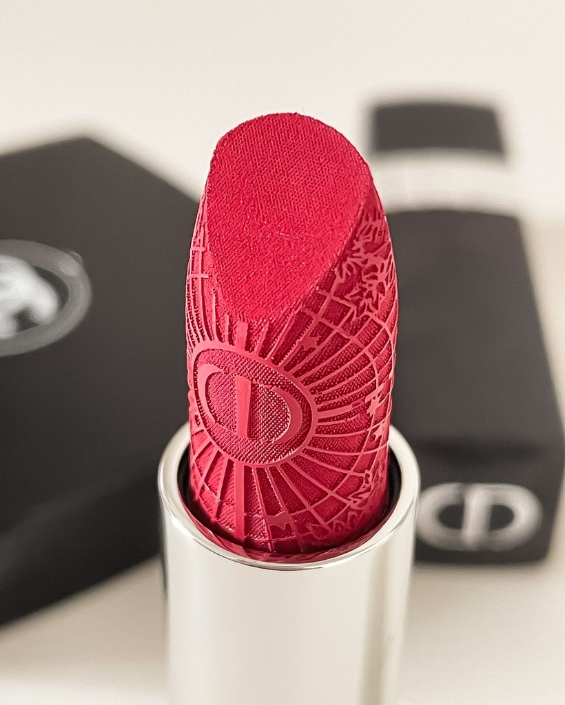 Lõi Refill Son DIOR #674 Velvet Midnight Rose Lipstick Limited 3.5g (Tách set, có nắp đậy)