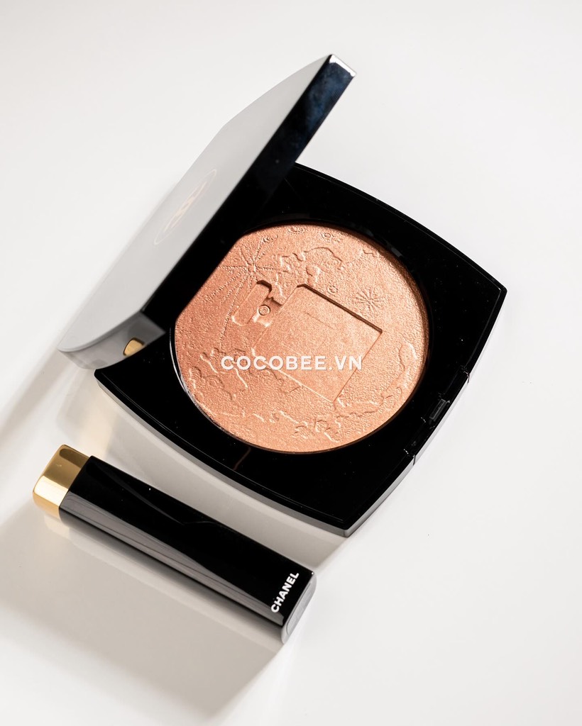 OVERSIZE Phấn Bắt Sáng highlight CHANEL Eclat Lunaire OR ROSE Illuminating Powder Limited Edition 16g