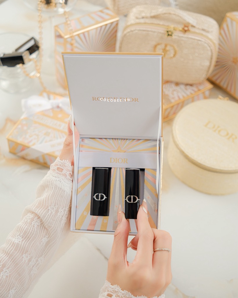 Set Son Minisize #840 & #720 DIOR Box Vàng Limited 2025 (TẶNG Túi trắng Dior)