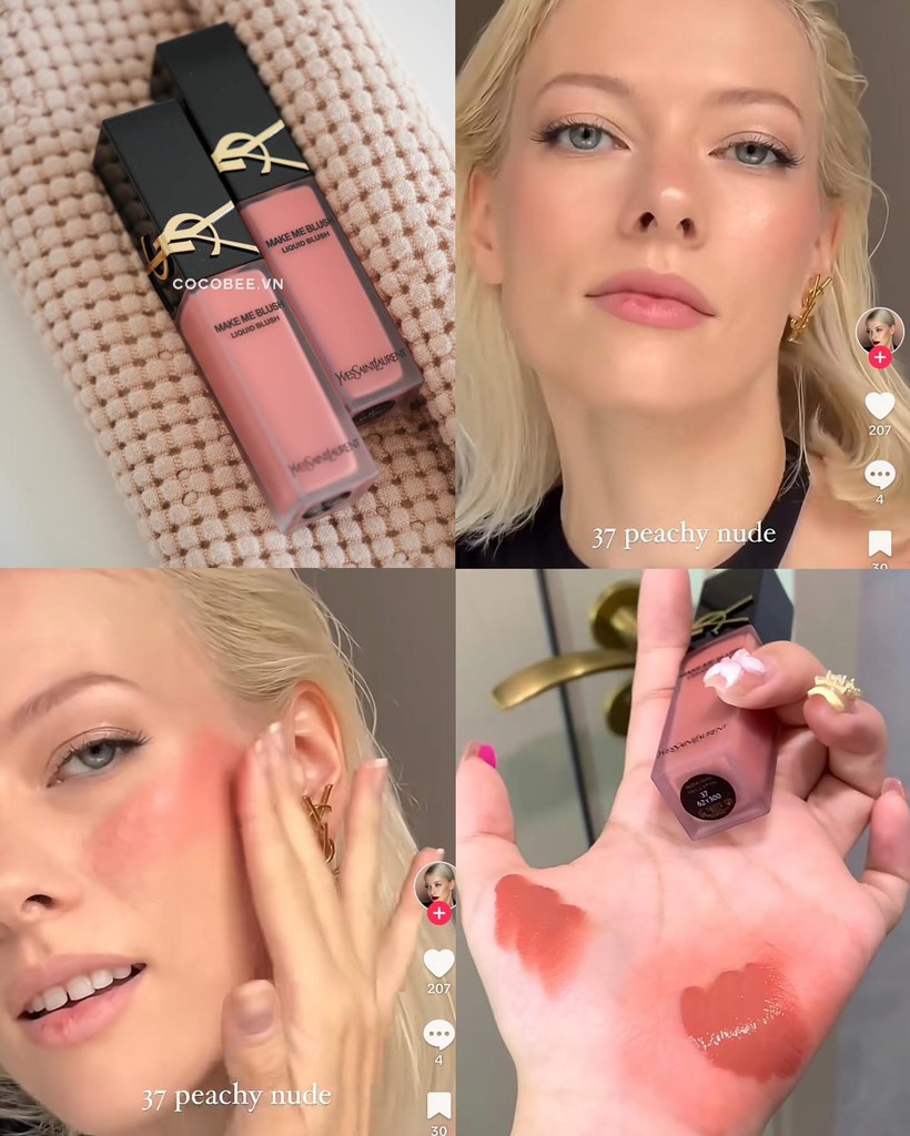 Má Hồng Kem YSL Make Me Blush Liquid Blush