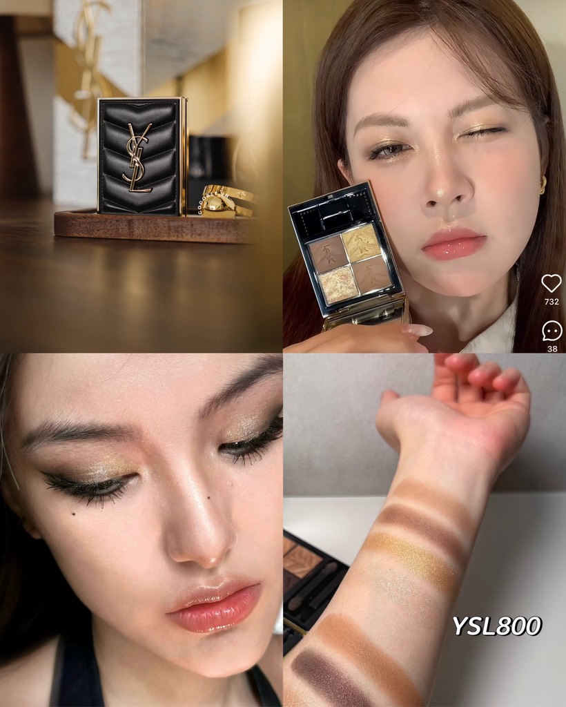 Bảng Phấn Mắt 4 Ô YSL Couture Mini Clutch Eyeshadow