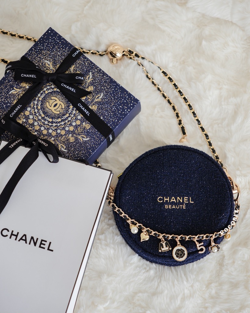 Túi Gift CHANEL Tweed Bản Giới Hạn  (Custom dây đeo & dây charm)