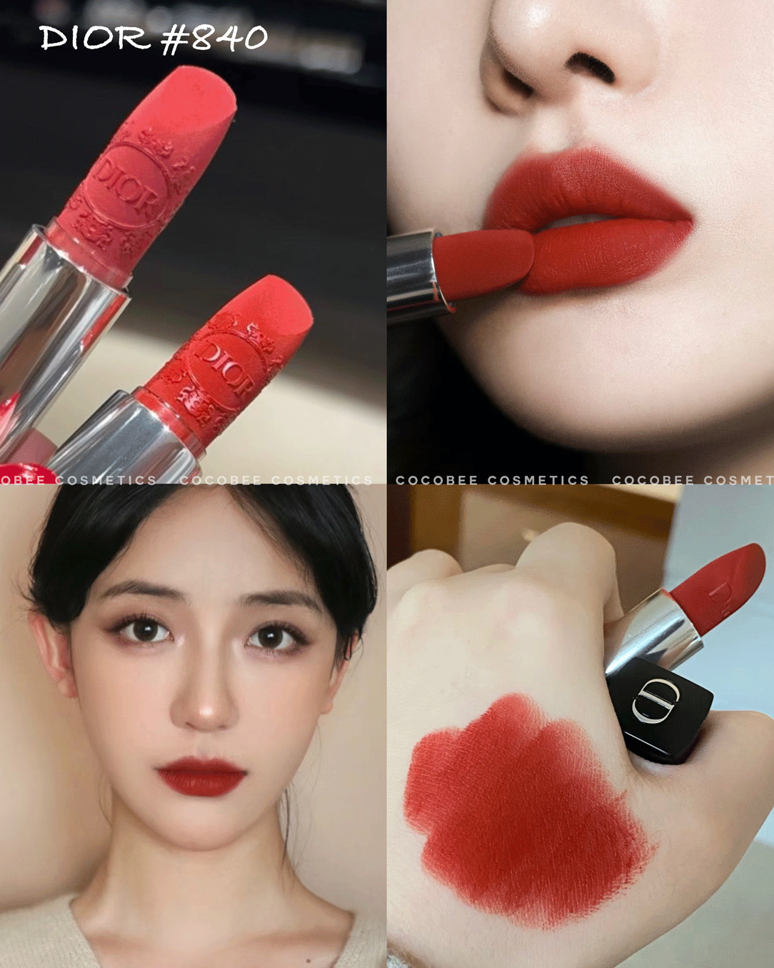 Son Rouge DIOR Velvet Bản Giáng Sinh Giới Hạn 2023 - 2024