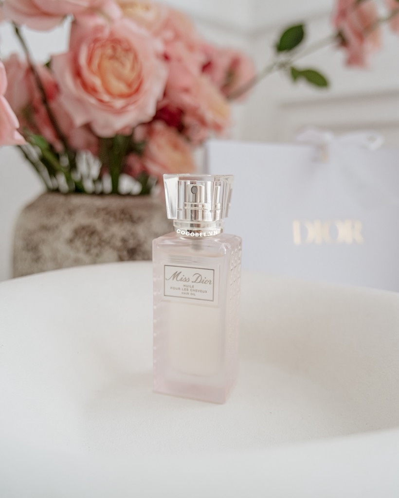 Dầu Dưỡng Tóc MISS DIOR Hair Oil Huile Pour Les Cheveux 30ml (Unbox Tặng túi Dior)