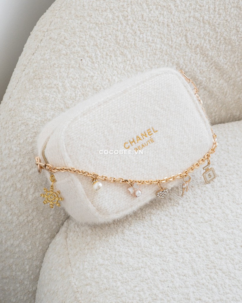 Túi Gift CHANEL Tweed Bản Giới Hạn  (Custom dây đeo & dây charm)
