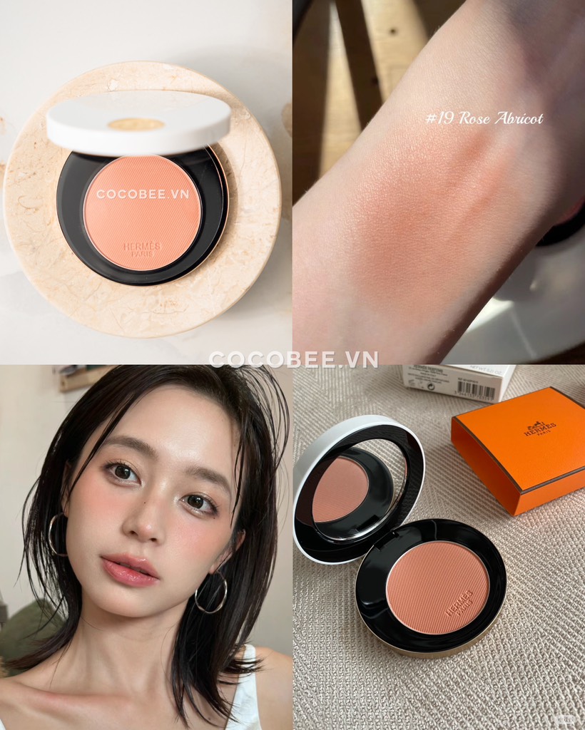 Phấn Má Hồng Rose HERMES Silky Blush Powder