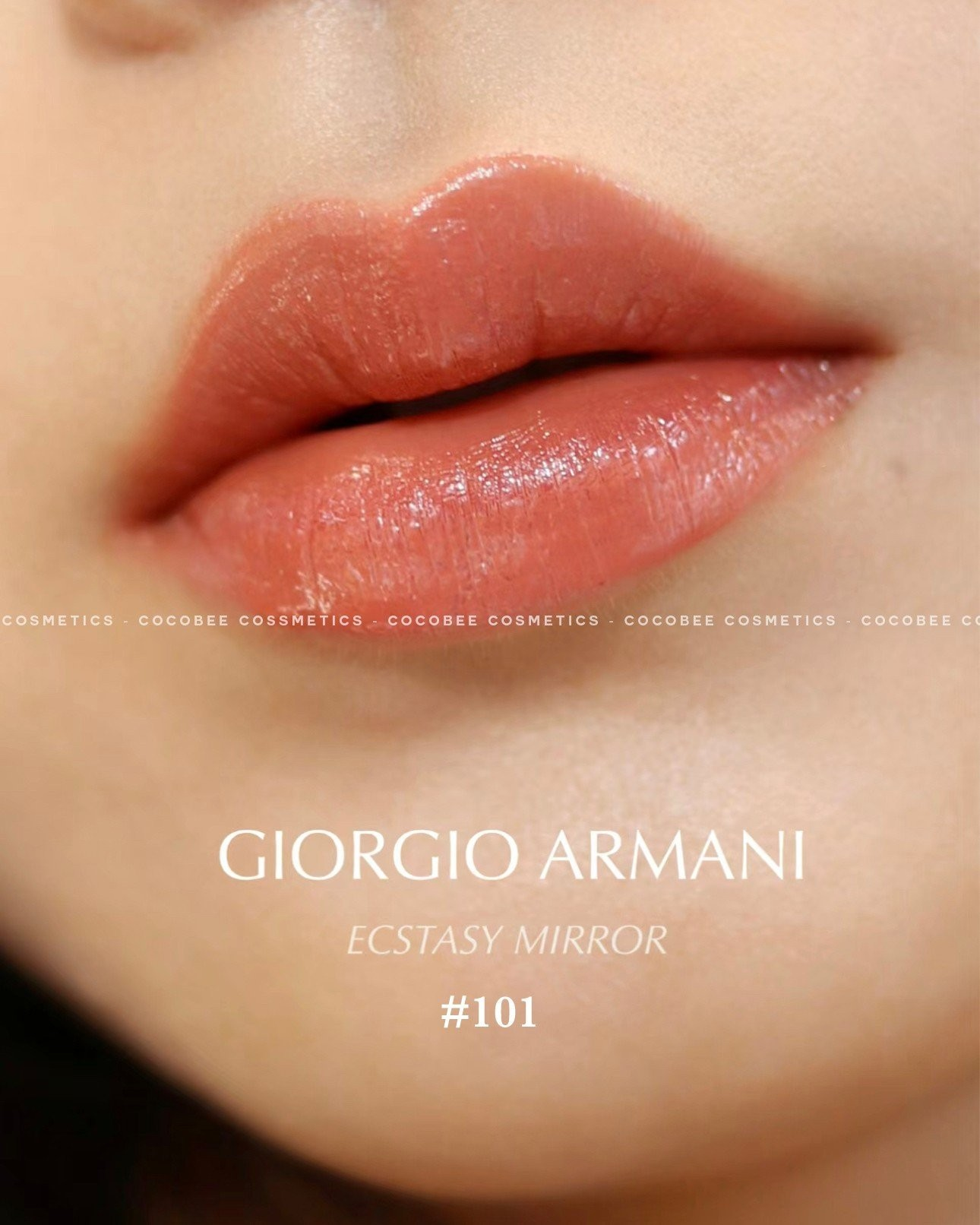 Son Kem GIORGIO ARMANI #101 Ecstasy Mirror Elevated Shine & Colour Lip Lacquer